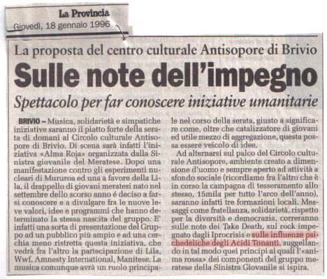 live all'antisopore la provincia 1